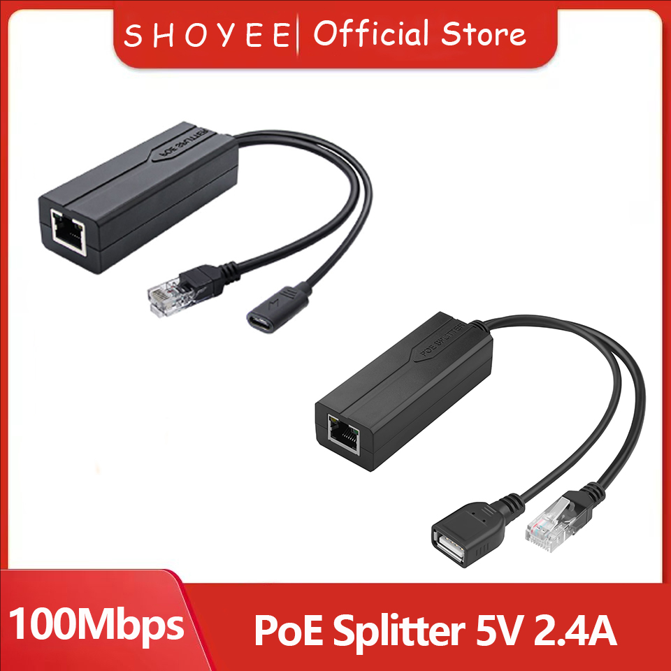 Power Over Ethernet - PoE Splitter 5V 2.4A USB Type