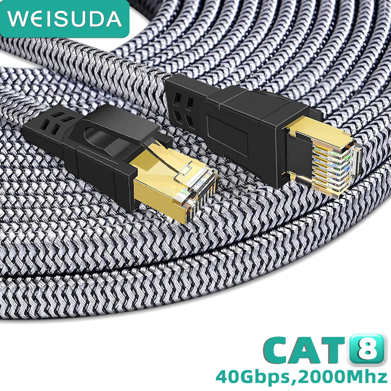 Power Over Ethernet - CAT 8 Ethernet Cable 40Gbps 2000MHz