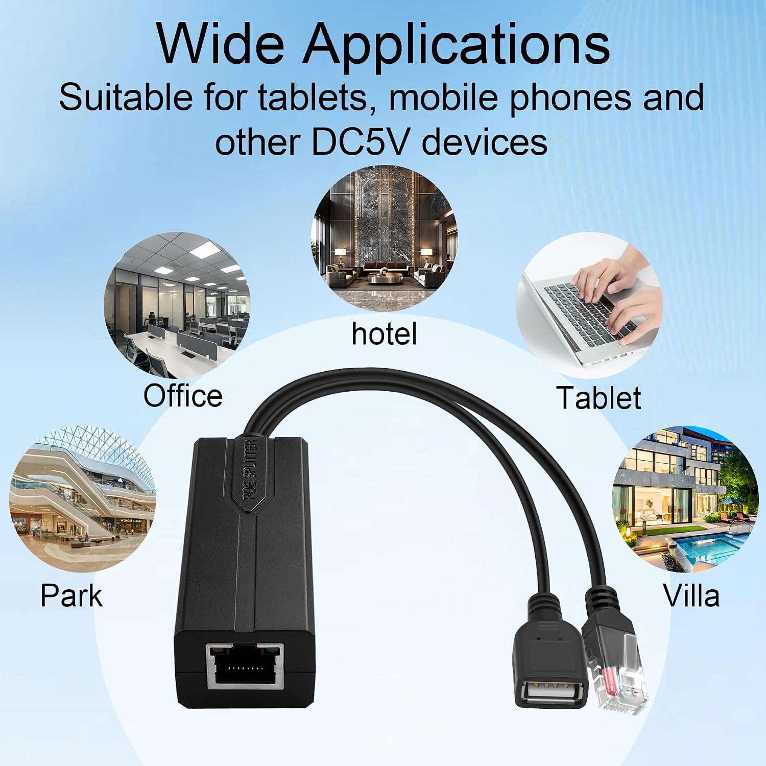 PoE Splitter 5V 2.4A USB Type  - Power Over Ethernet review and price
