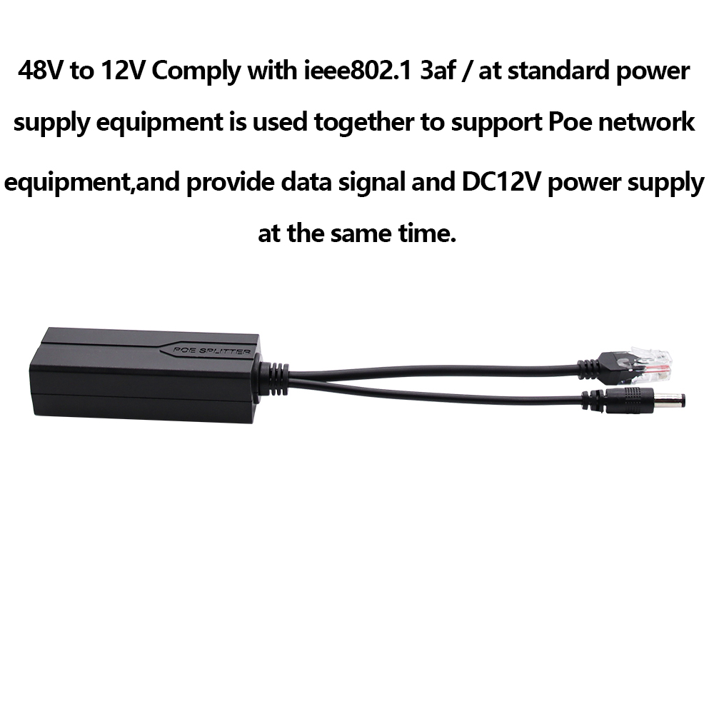 POE Splitter 48V to 12V/5V IEE - Power Over Ethernet review and price