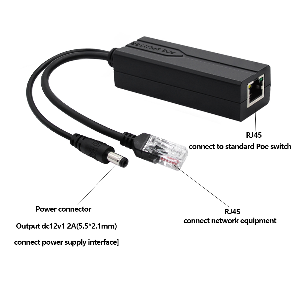 POE Splitter 48V to 12V/5V IEE - Power Over Ethernet review and price