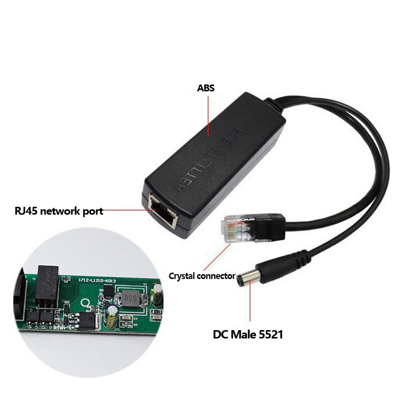 New POE Splitter 24V/48V to 12 - Power Over Ethernet review and price